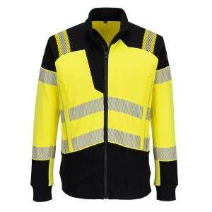 Portwest PW3 Modaflame Knit Hi-Vis FR Full Zip Sweatshirt
