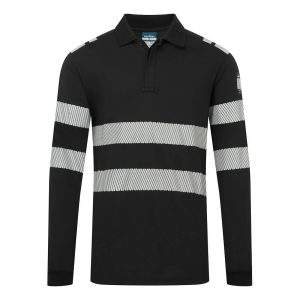 Portwest PW3 Modaflame Knit FR Long Sleeve Polo Shirt