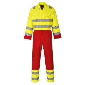 Portwest Bizflame Work Hi-Vis Contrast FR Coverall