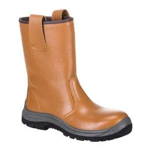 Portwest Steel Action Leather Rigger Boot S1P HRO SRC CI