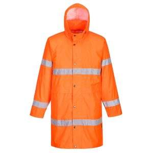 Portwest Hi-Vis Rain Coat 100cm