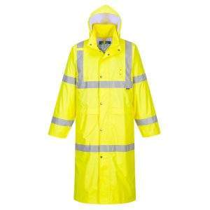 Portwest Hi-Vis Rain Coat 122cm
