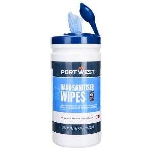 Portwest Hand Sanitiser Wipes (200 Wipes)