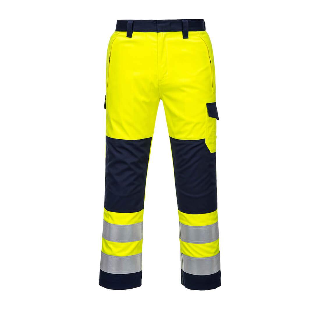 Portwest Modaflame Work Hi-Vis Multi-Norm Contrast FR Trousers