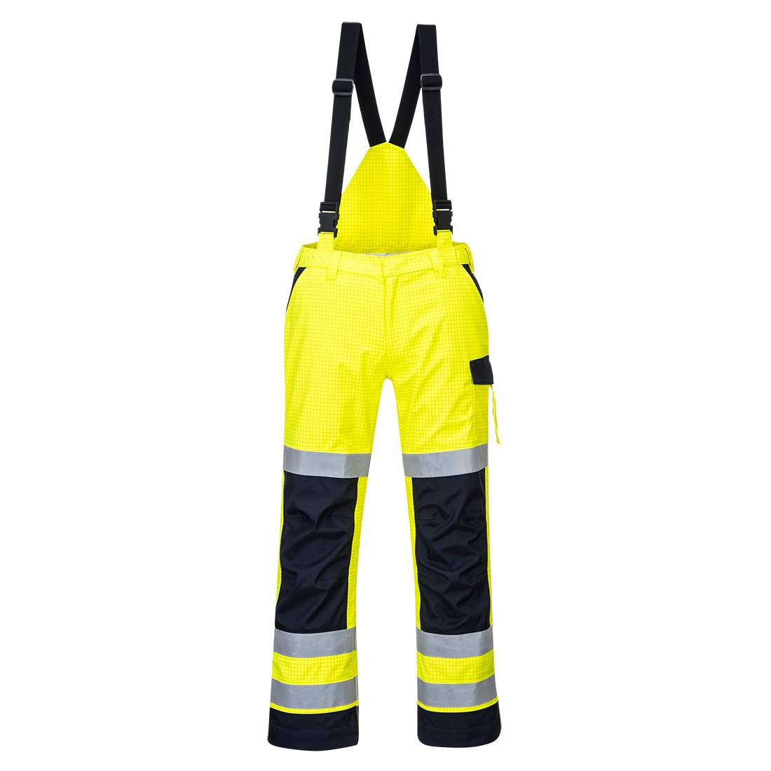 Portwest Modaflame Rain+ Hi-Vis Multi-Norm Contrast FR Trousers - Image 2