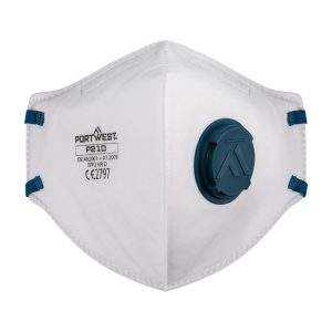 Portwest FFP2 Valved Dolomite Fold Flat Respirator (Pk3)