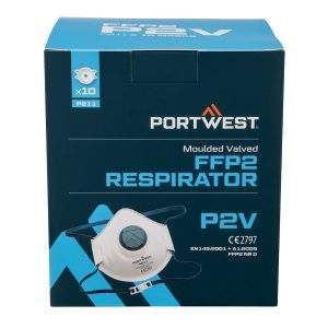Portwest Moulded FFP2 Valved Respirator (Pk10)
