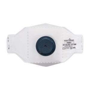 Portwest EAGLE FFP2 Valved Dolomite Fold Flat Respirator (Pk10)