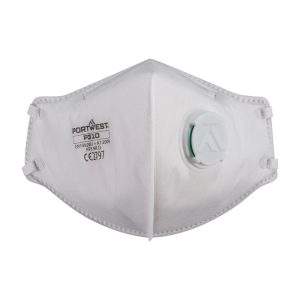Portwest FFP3 Valved Dolomite Fold Flat Respirator (Pk3)