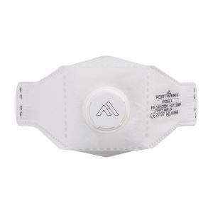 Portwest EAGLE FFP3 Valved Dolomite Fold Flat Respirator (Pk10)