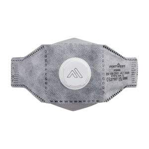 Portwest EAGLE FFP3 Valved Carbon Fold Flat Respirator (Pk10)
