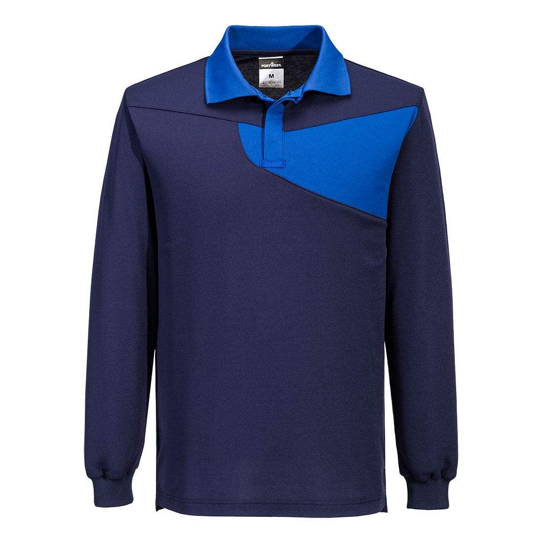 Portwest PW2 Cotton Comfort Polo Shirt L/S - Image 2