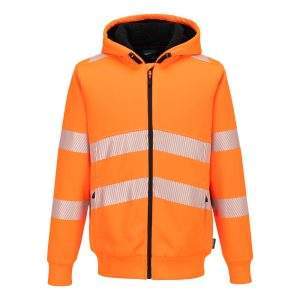 Portwest PW321 Hi-Vis Zipped Winter Hoodie