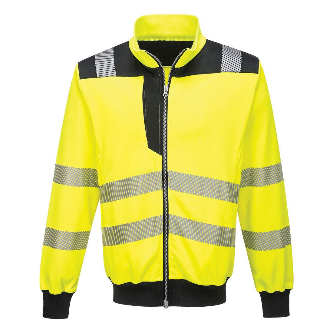Portwest PW3 Hi-Vis Zip Sweatshirt - Image 2