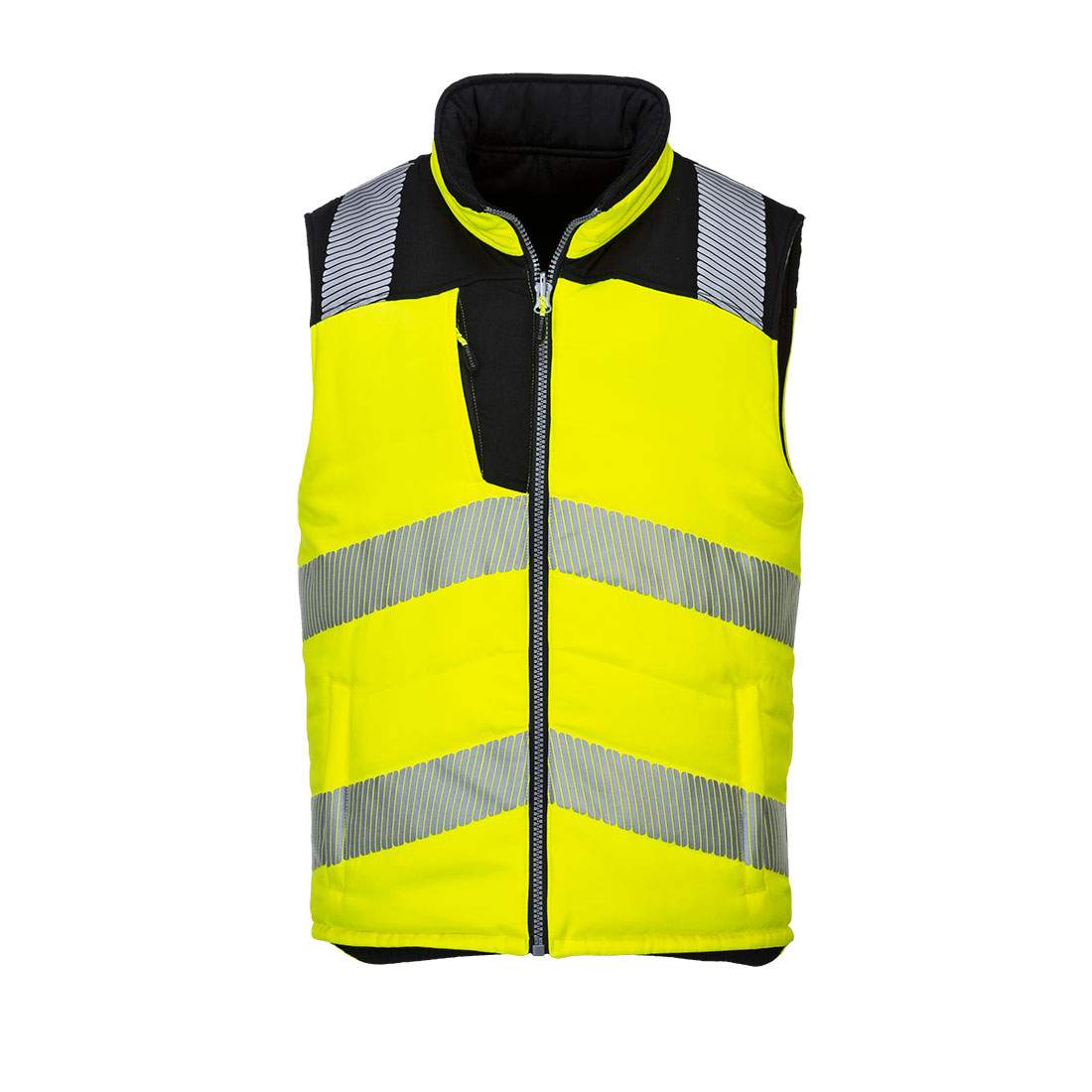 Portwest PW3 Hi-Vis Reversible Bodywarmer - Image 2
