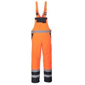 Portwest Hi-Vis Contrast Winter Bib and Brace