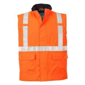 Portwest Bizflame Rain Hi-Vis FR Bodywarmer