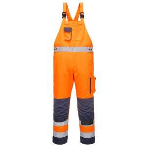 Portwest Dijon Hi-Vis Contrast Work Bib and Brace