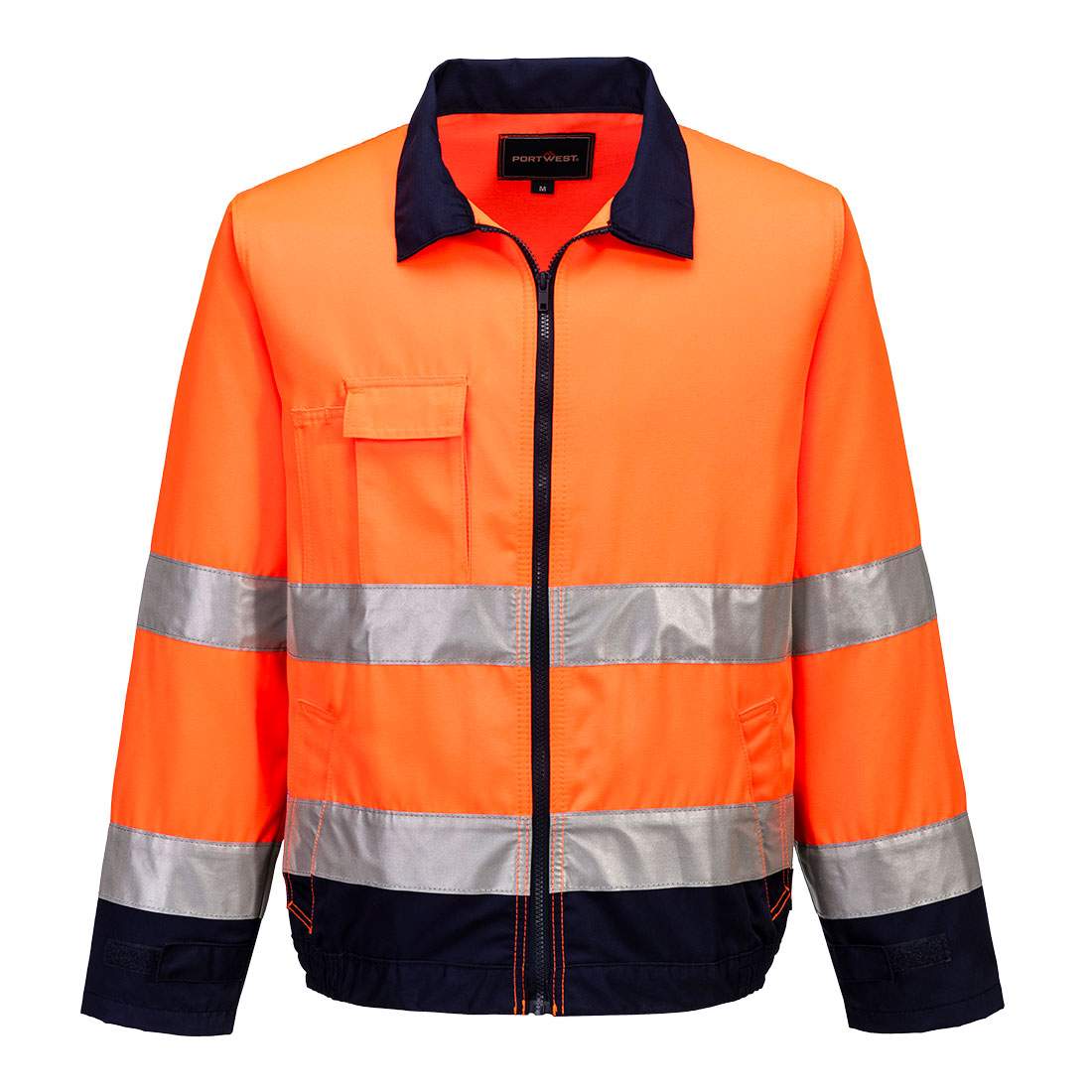 Portwest Madrid Hi-Vis Contrast Bomber Jacket